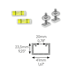 NICCONS SUMO Podna konzola za klimu, 600 x 160 x 90 mm, profil 41 mm