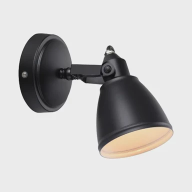 Zidna svjetiljka Fjällbacka, 1L, G9, IP44, crna