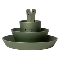 CITRON Set posuđa od bio materijala, zeleni