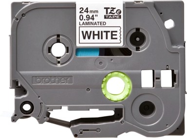 BROTHER P-Touch traka na bijeloj podlozi, TZE-251, crna