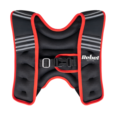 REBEL ACTIVE neoprenski prsluk s utezima, 5 kg, 29 x 22 cm