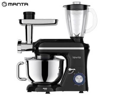 MANTA LOVIO Multipraktik ChefAssistant Plus LVSTM02P, 6,2 L, 1900 W, crni