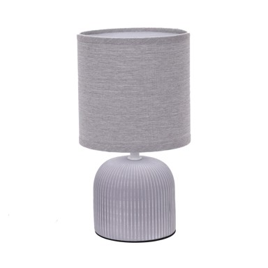 FEROTEHNA Stolna lampa Calista 1xE14, 40 W, siva