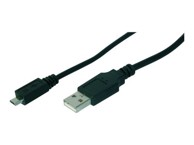 DIGITUS Kabel za spajanje, USB Type-A muški/Micro USB Type-B muški, 1 m