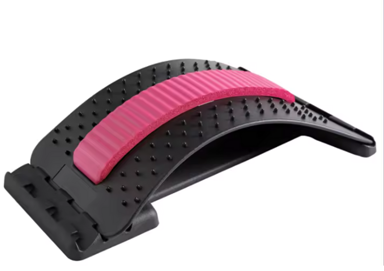 Pribor za istezanje leđa, crno-roza