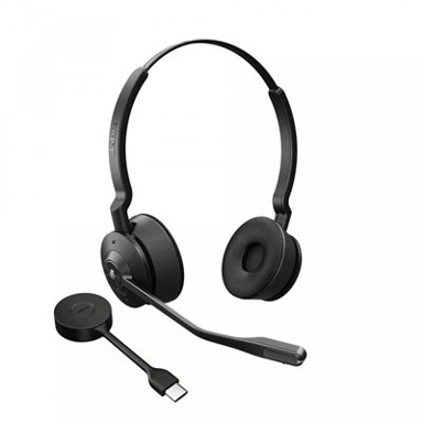 JABRA Slušalice Engage 55 MS, crne, on-ear, Stereo, USB-C