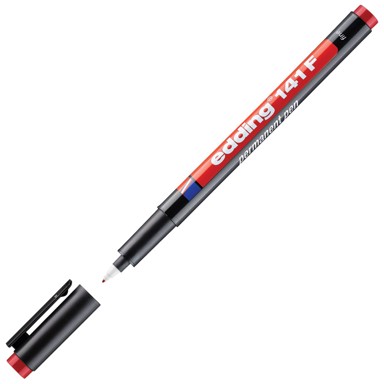 EDDING Marker OHP permanentni 0.6 mm 141 F, crveni