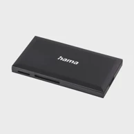 HAMA Čitač kartica USB 3.0 multi-čitač kartica SD/MicroSD/CF/MS, crna