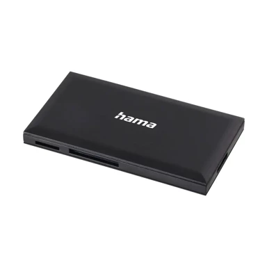 HAMA Čitač kartica USB 3.0 multi-čitač kartica SD/MicroSD/CF/MS, crna
