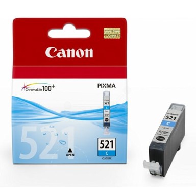 CANON Tinta, CLI-521, original, cyan