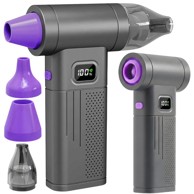 VERKGROUP Puhač i usisavač, 2 u 1, 6000 mAh, USB, LCD zaslon
