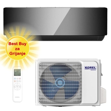 KOREL Klima uređaj Urban Art Plus KSAJP-12DCEG, 3,6 kW