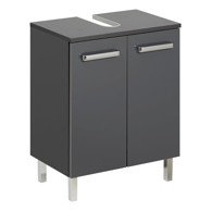 Ormarić za umivaonik bez slavine Pelipal, 50x62 cm, siva