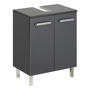 Ormarić za umivaonik bez slavine Pelipal, 50x62 cm, siva