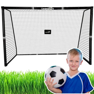 Prijenosni nogometni gol za djecu, 300x200x120 cm, metalni