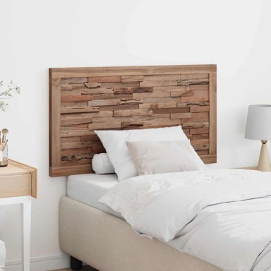 Uzglavlje zidno, 100 cm, masivno drvo teak, prirodna