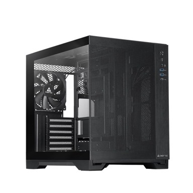 CHIEFTEC Kućište GM-30B-M-OP Cube, 2x 140 mm + 1x 140 mm ventilator, crna