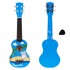 ECOTOYS Drvena ukulele za djecu, 4 žice, plava