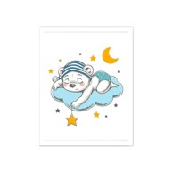 WALLITY Dječja slika Teddy 24x29 cm