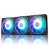 INWIN Računalni ventilator AM120S RGB PWM, 3 komada, 120mm, crni - IW-FN-AM120S-3PK