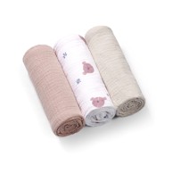 BABYONO Tetra pelene Muslin Medo, roza