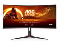 AOC Monitor CU34G2XP/BK, LED, 86.4 cm (34), VA, WQHD, zakrivljeni