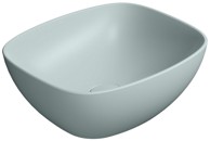 GSI NUBES COLOR Umivaonik, 40x35 cm, za pult, keramika, plava mat