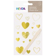 HEYDA Ukrasne naljepnice srca 20-37809 60 zlatne