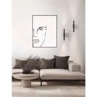 Zidna lampa Paron, LED, 11 W, 3000 K, 507 lm, crna