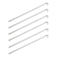 NORTHIX metalni kvadratni klinovi za kamenito tlo 30 cm, 6 kom.