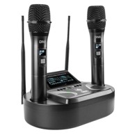DNA PROFESSIONAL Bežični set UMA VOCAL SET s 2 mikrofona, crni