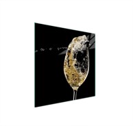 TMK Staklena zaštita za štednjak ili ploču za kuhanje 50x52, vino