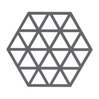 ZONE Sivi silikonski podmetač za vruće lonce Triangles