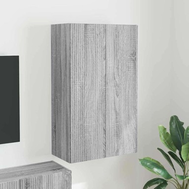 TV zidni ormar 59 5 x 31 x 100 cm konstruirano drvo, siva sonoma