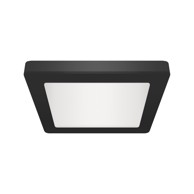 LED Kvadratna plafonjera Olga, 12W, crna