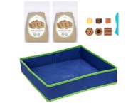 ELINELI Kinetički pijesak s mini pješčanikom i kalupima