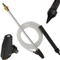 ROSFIX Set za hidropjeskarenje, kompatibilno s Bosch, Mac Allister, AR, Michelin, Makita i Black+Decker, keramička mlaznica, crijevo 3 m, lance 460 mm