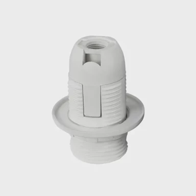 COMMEL 016-106 grlo e14 pbt, za luster s navojem, 250 v, 2 a, t210, bijelo