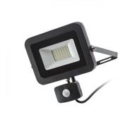 RENDL Lampa sa senzorom, Ponta, 230V, LED 30W, 120°, IP54, 3000K, crna