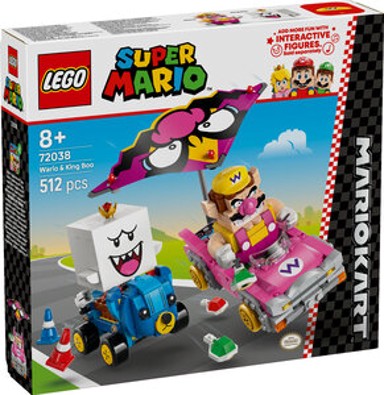 LEGO Mario Kart, Wario i King Boo 72038