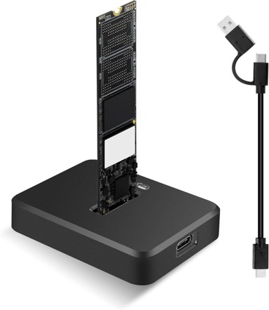 Priključna stanica za M.2 NVMe/SATA SSD, 10 Gbps/5 Gbps, USB 3.1 Gen 2, M-Key/B+M Key, za 2230-2280 SSD