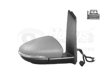 VAN WEZEL Retrovizor VW Touran 10-15, desni, električni, grijani, žmigavac, 6 pinova