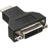 INLINE DVI-D adapter ženski na DVI-D, crni