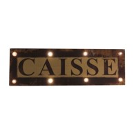 ANTIC LINE Svijetleća tablica Caisse