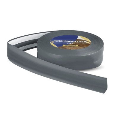 DQ-PP Meka podna lajsna od PVC-a, samoljepljiva, 32 x 23 mm, 15 m, grafit