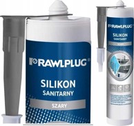 Sivi sanitarni silikon, 300 ml