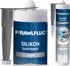 Sivi sanitarni silikon, 300 ml