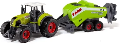 MOLTO Traktor s prikolicom, zelena