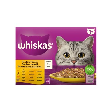 WHISKAS Izbor peradi 12 x 85 g