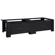 Pedestal za perilicu rublja 2 kom 64 x 55 x 32,5 cm, čelik, crna